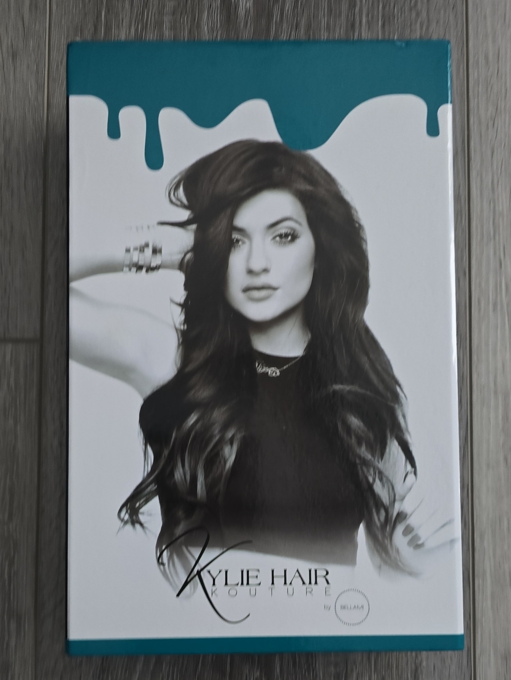Kylie Hair Kouture By Bellami 180g 20" #1B/Teal